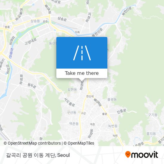 갈곡리 공원 이동 계단 map