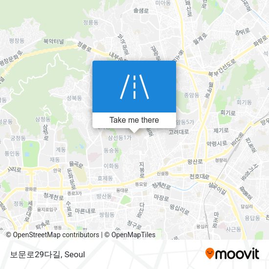 보문로29다길 map
