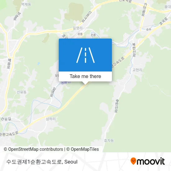 수도권제1순환고속도로 map