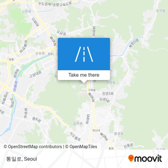 통일로 map