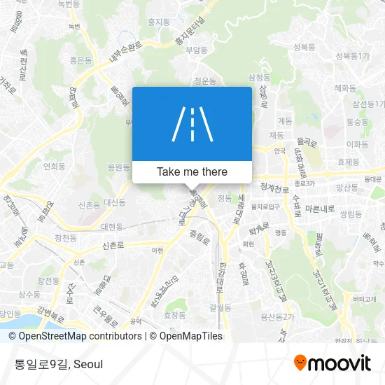통일로9길 map