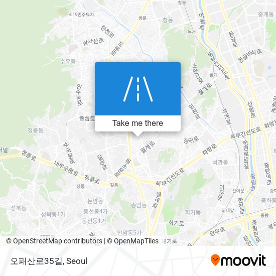 오패산로35길 map