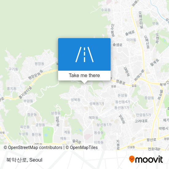 북악산로 map