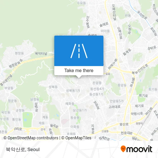 북악산로 map