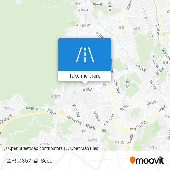 솔샘로35가길 map