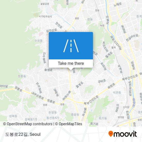 도봉로22길 map
