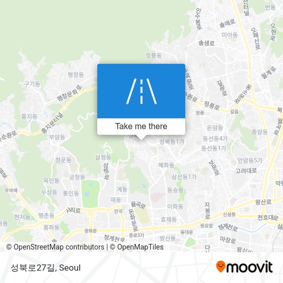 성북로27길 map