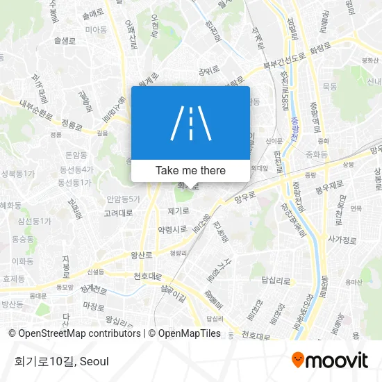 회기로10길 map