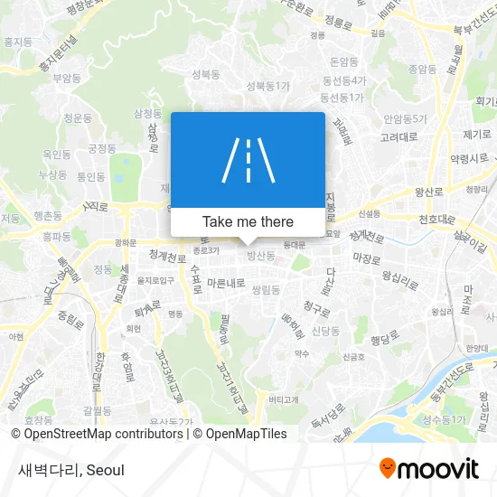 새벽다리 map