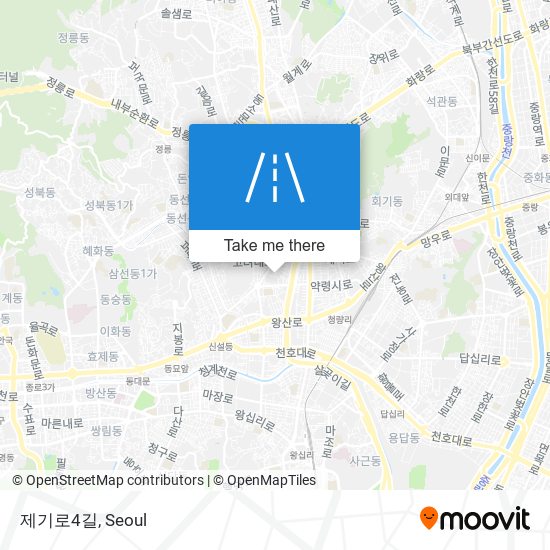 제기로4길 map