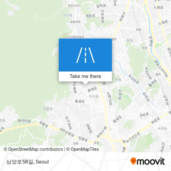 삼양로58길 map