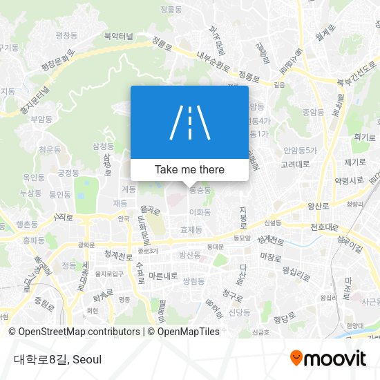 대학로8길 map