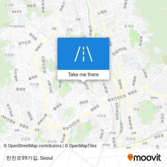 한천로99가길 map