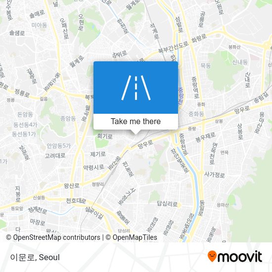 이문로 map