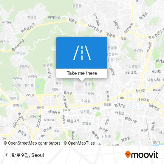 대학로9길 map