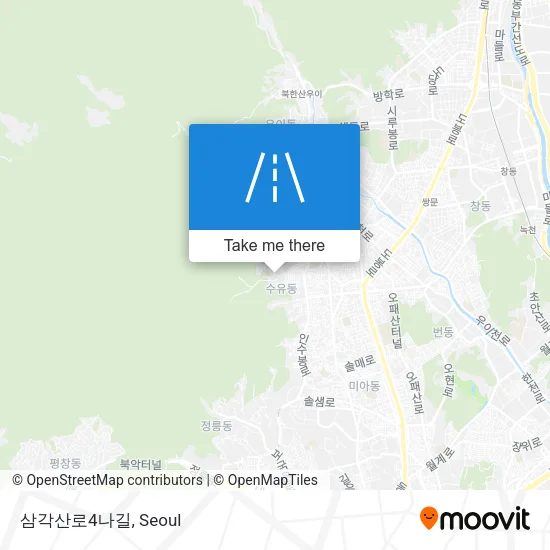 삼각산로4나길 map