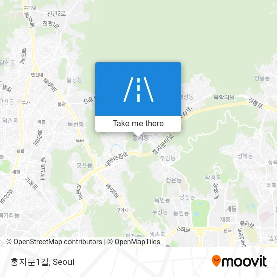 홍지문1길 map