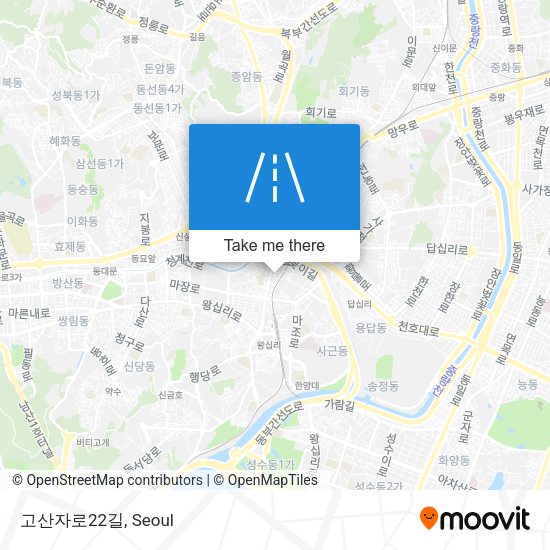 고산자로22길 map
