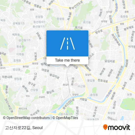 고산자로22길 map