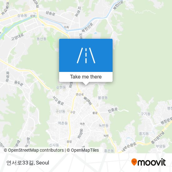 연서로33길 map