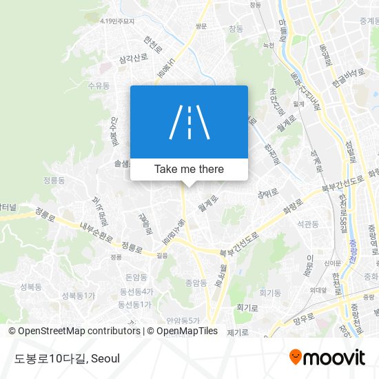 도봉로10다길 map