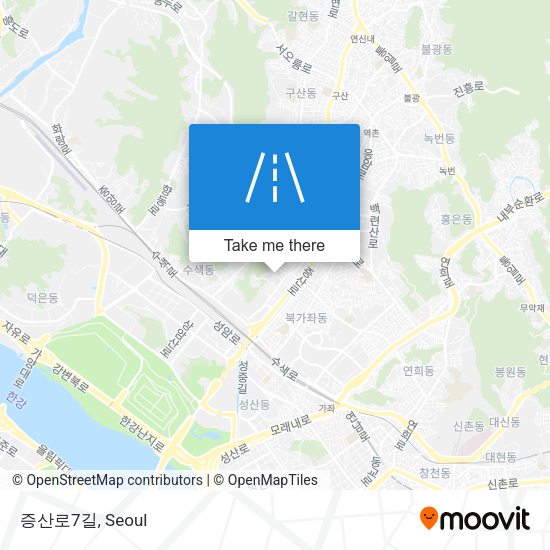 증산로7길 map