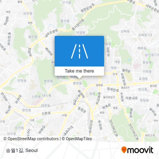 송월1길 map