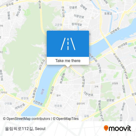 올림픽로112길 map
