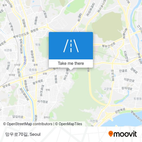 망우로70길 map