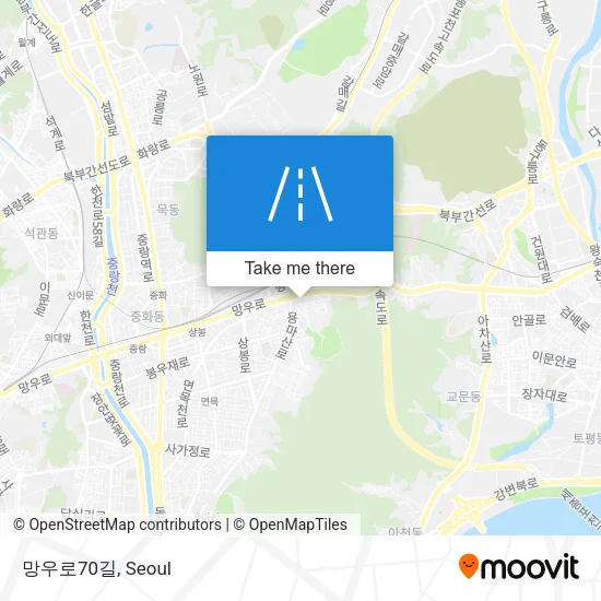망우로70길 map