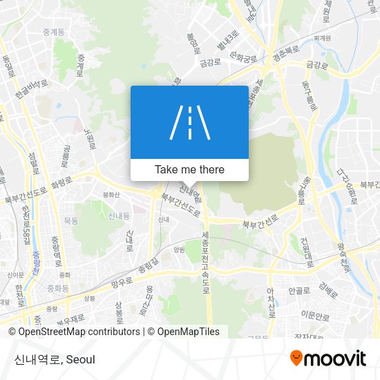 신내역로 map