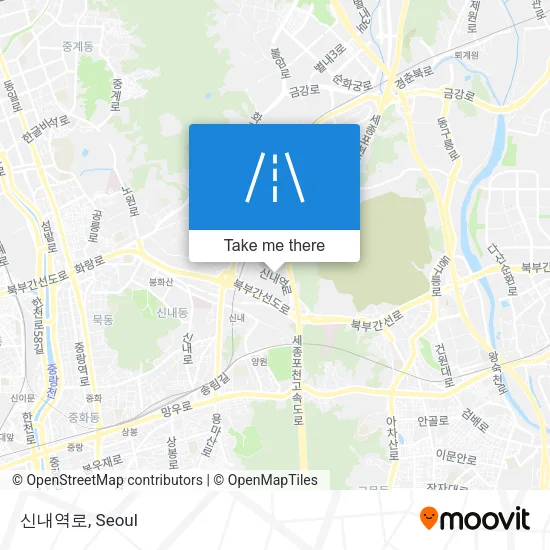 신내역로 map