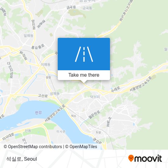 석실로 map