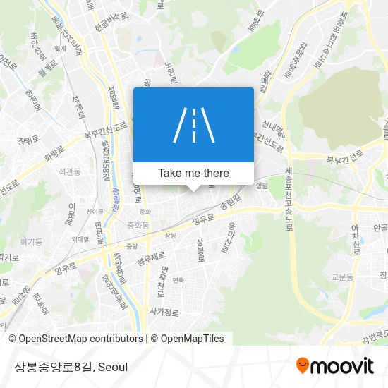 상봉중앙로8길 map