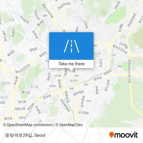 중랑역로29길 map