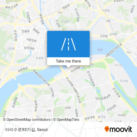 아리수로93가길 map