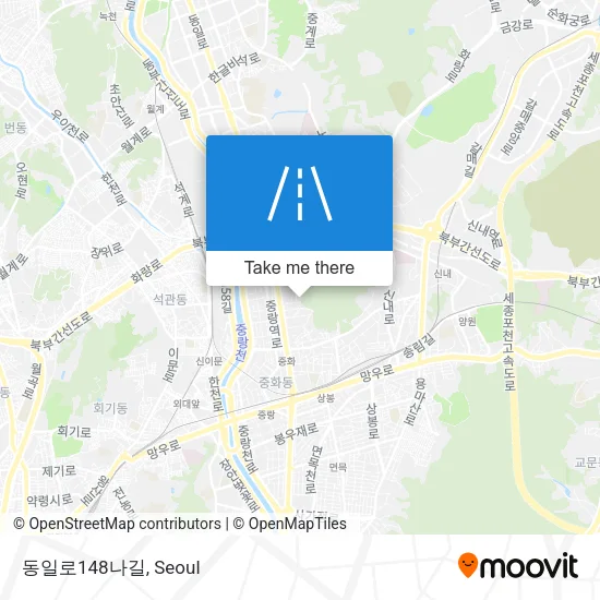 동일로148나길 map