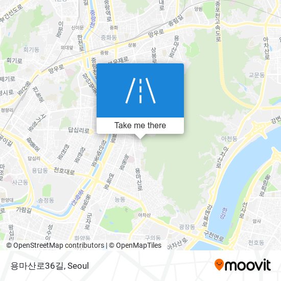 용마산로36길 map