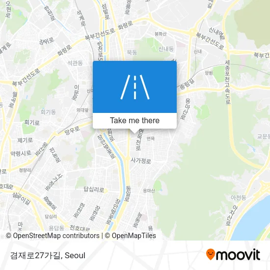 겸재로27가길 map