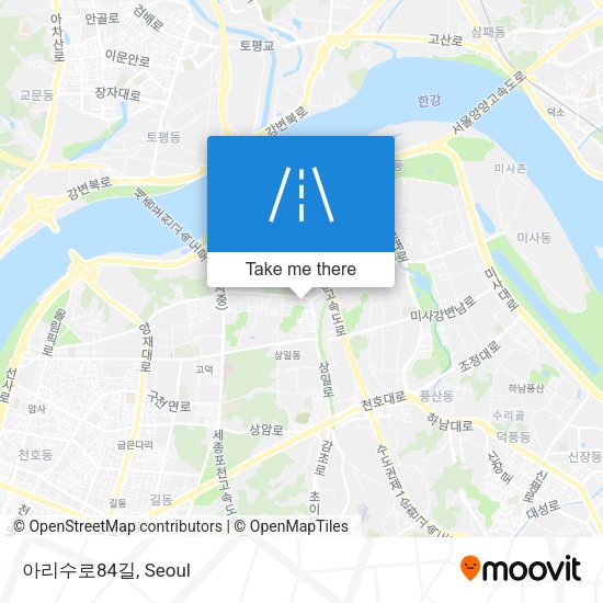 아리수로84길 map