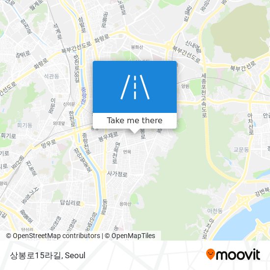 상봉로15라길 map