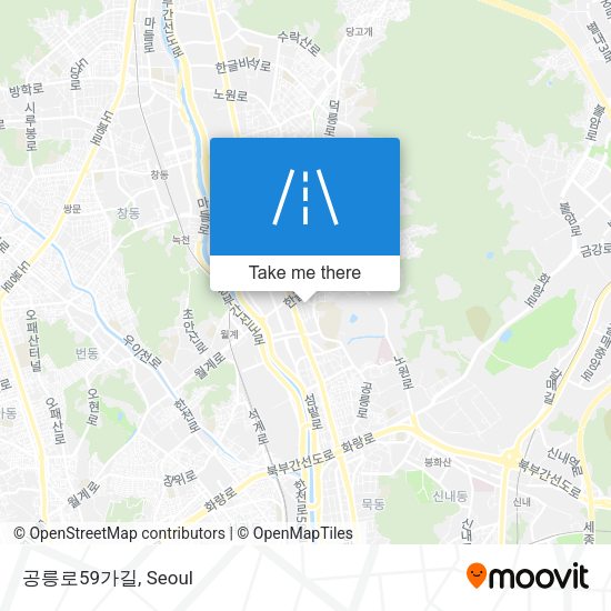 공릉로59가길 map