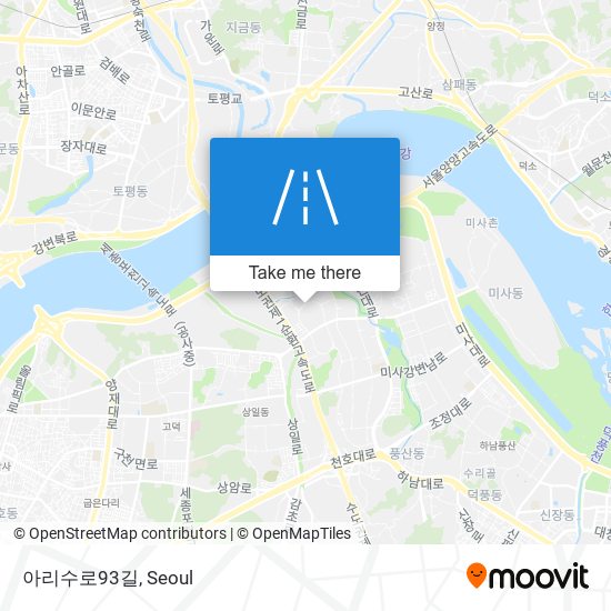 아리수로93길 map