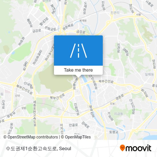 수도권제1순환고속도로 map