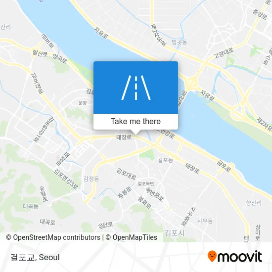 걸포교 map