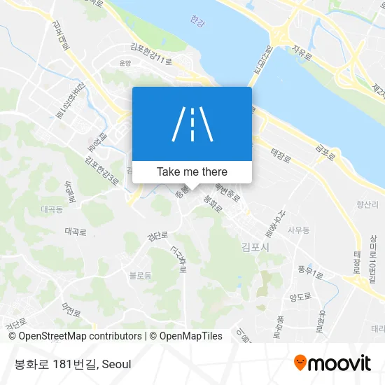 봉화로 181번길 map
