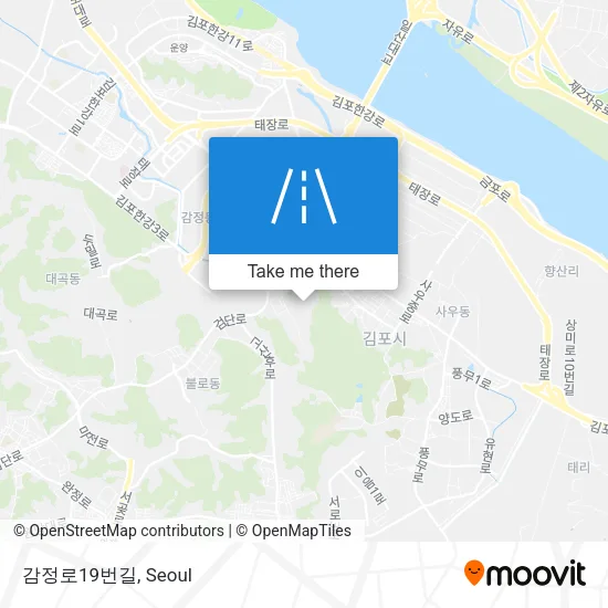 감정로19번길 map
