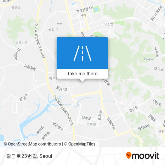 황금로23번길 map