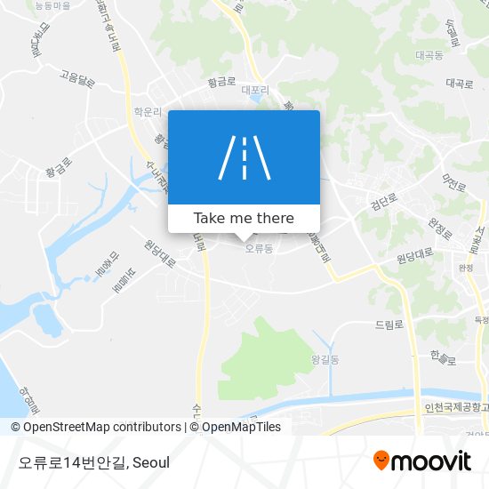 오류로14번안길 map