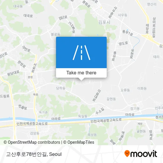 고산후로78번안길 map